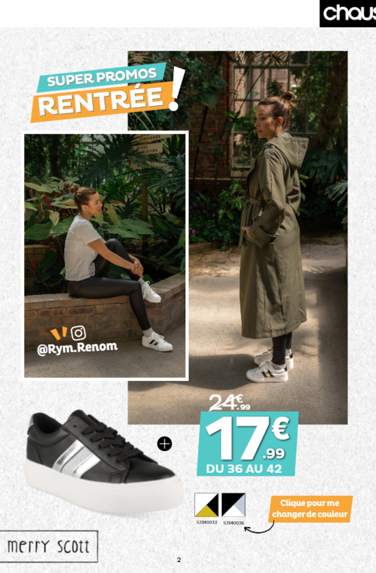 Catalogue Super Promos Rentrée Mode, page 00002