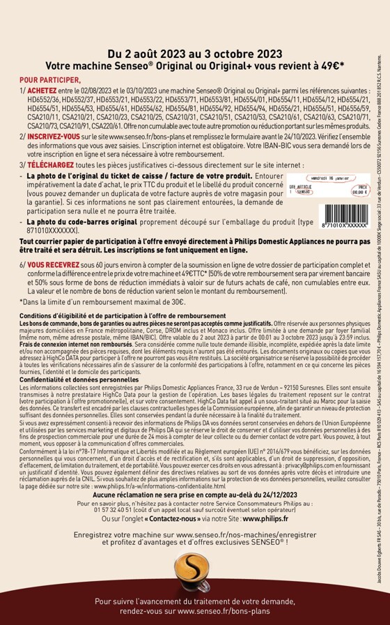 Catalogue Gitem | Votre machine Senseo Original ou Original + vous revient à 49€ | 27/08/2023 - 03/10/2023