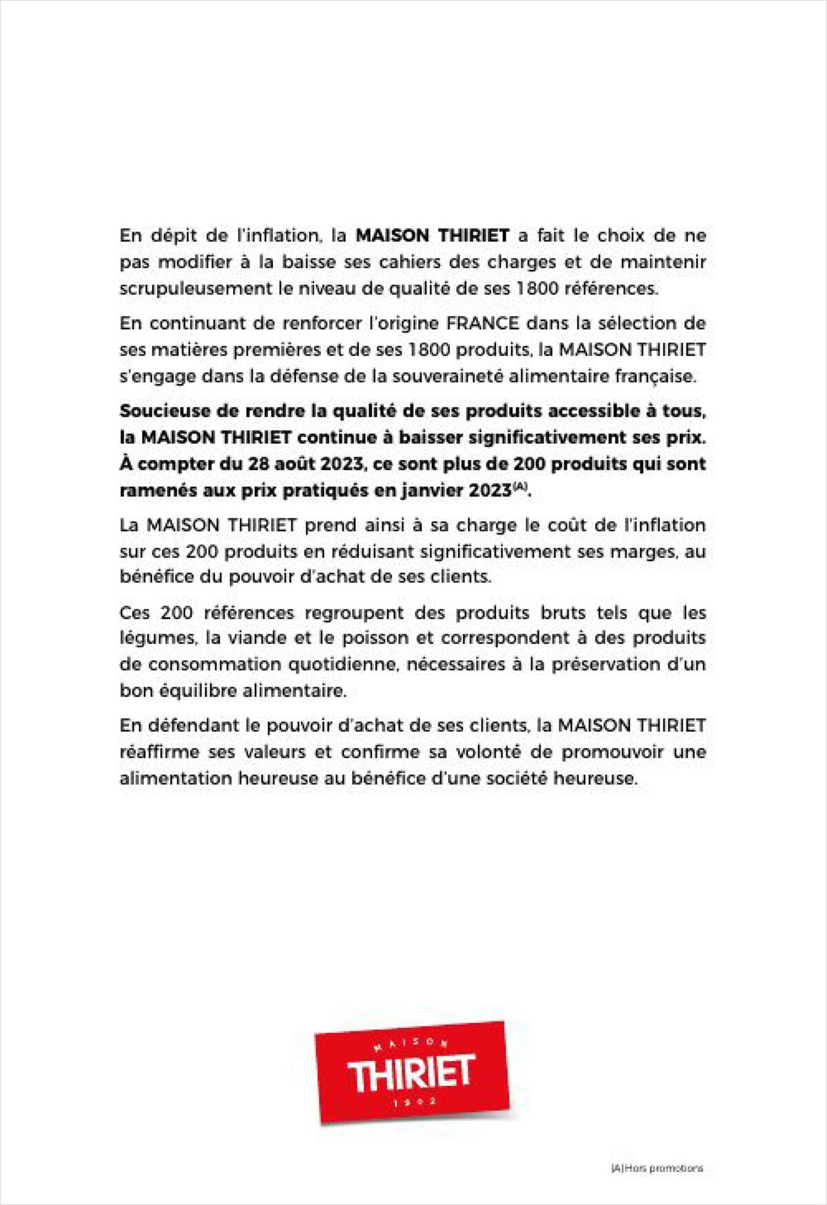 Catalogue Catalogue Maison Thiriet, page 00003