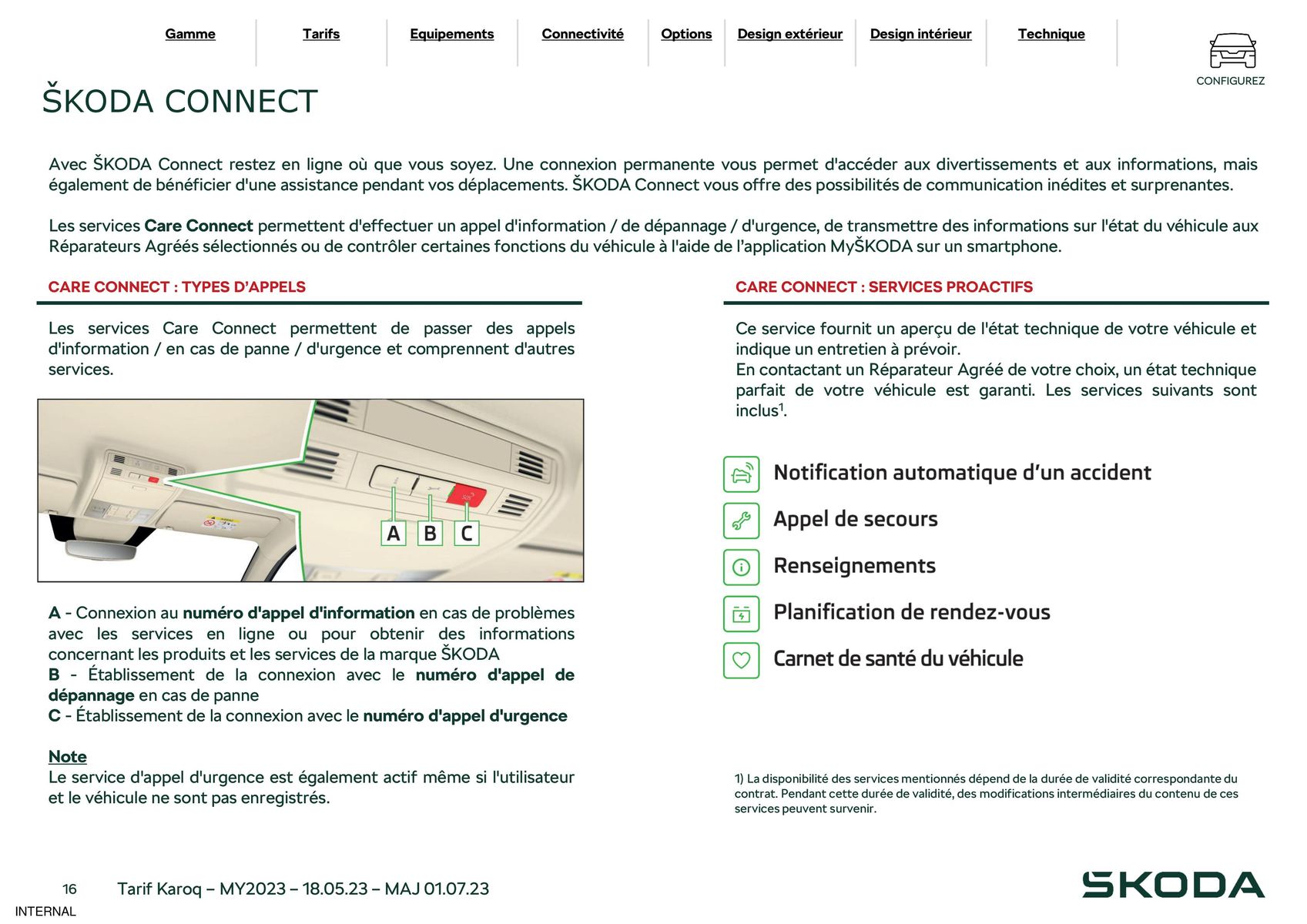 Catalogue Karoq Ambition 1.0 TSI 110ch BVM5, page 00016