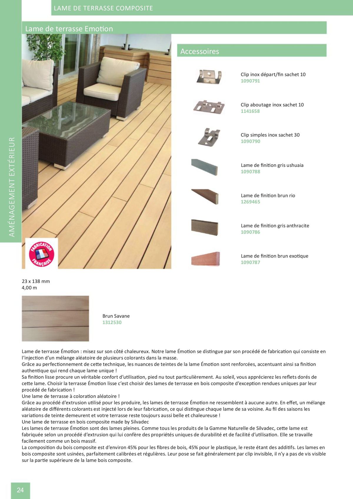 Catalogue Catalogue bois-panneaux, page 00024