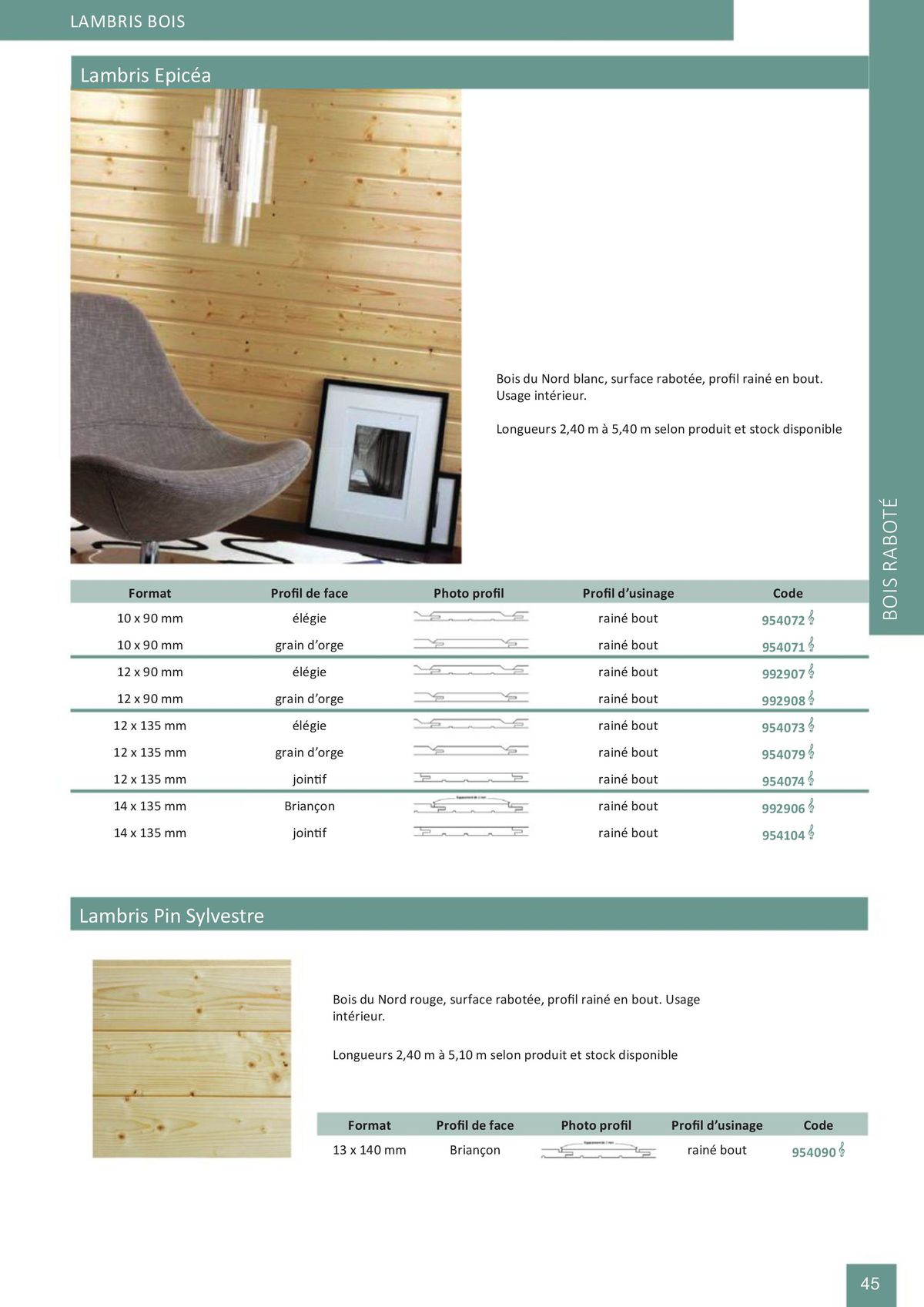 Catalogue Catalogue bois-panneaux, page 00045