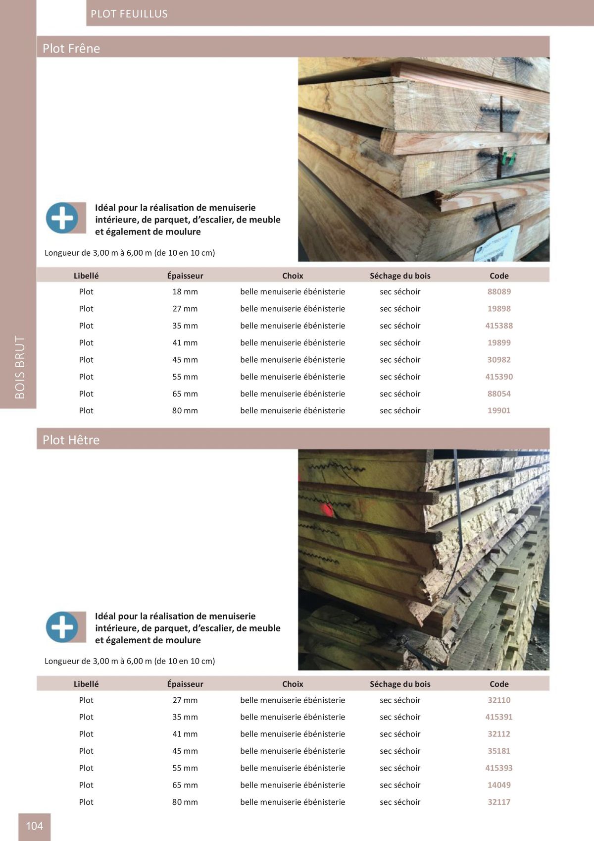 Catalogue Catalogue bois-panneaux, page 00104