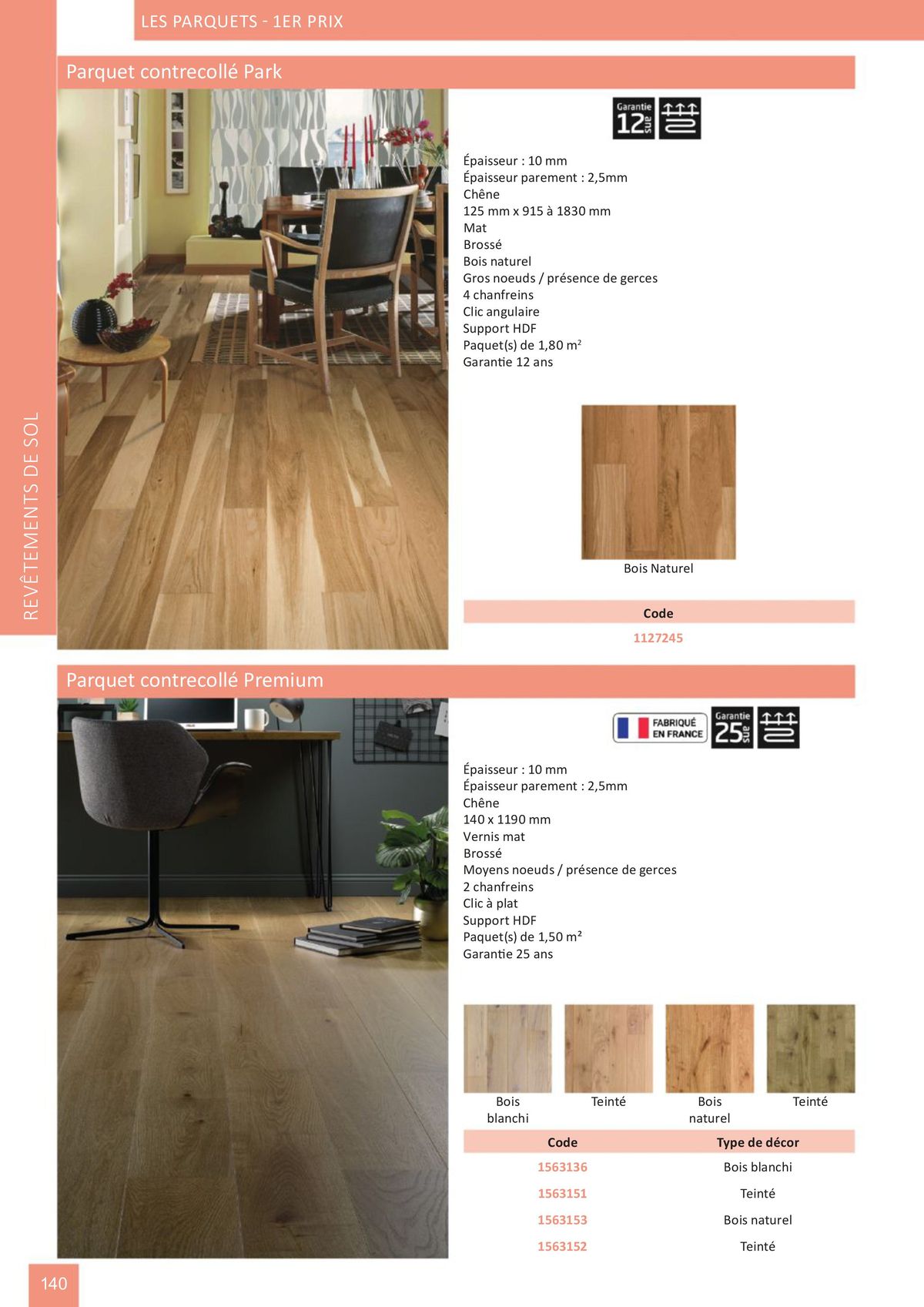 Catalogue Catalogue bois-panneaux, page 00140