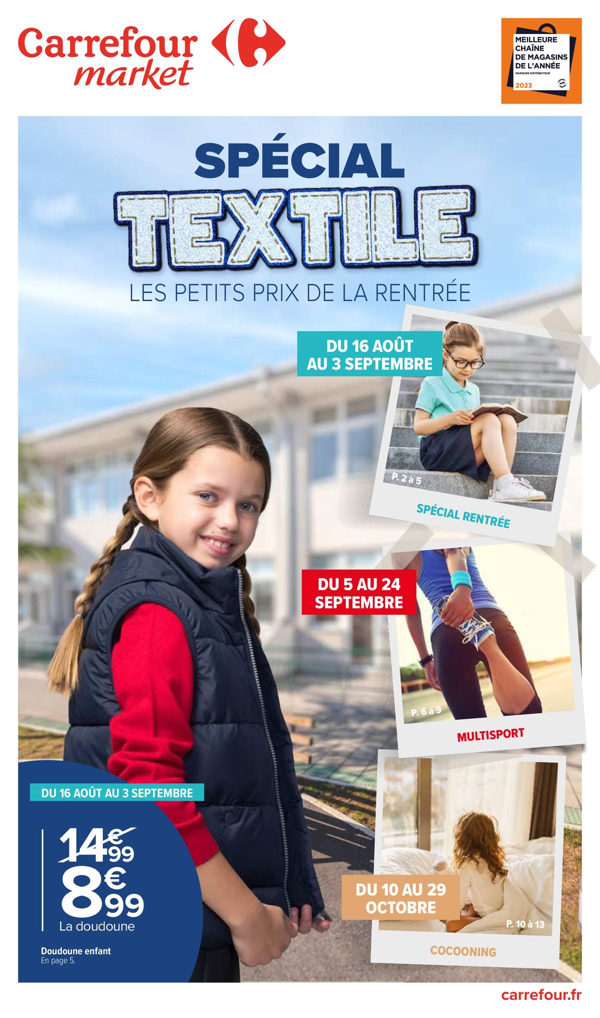 Catalogue Spécial Textile! Les petits prix de la rentrée , page 00001
