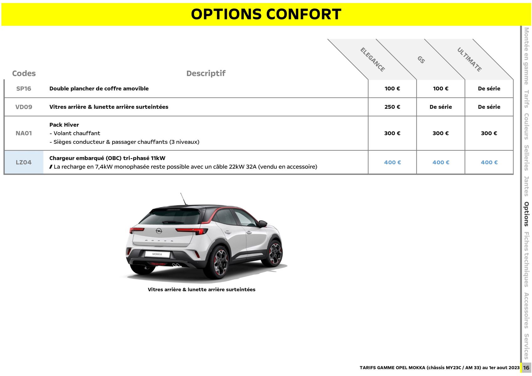 Catalogue MOKKA & OPEL MOKKA ELECTRIC, page 00016