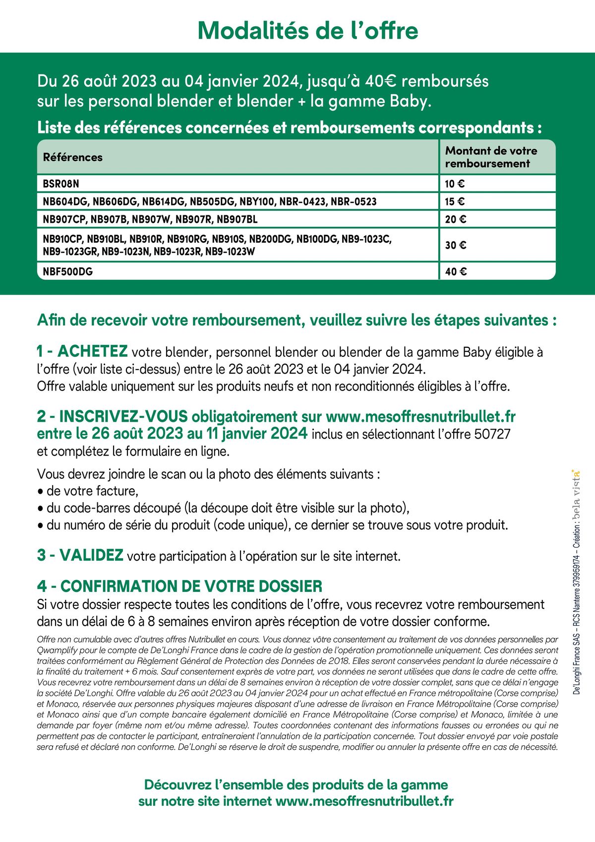 Catalogue Jusqu'à 40€ remboursés !, page 00002