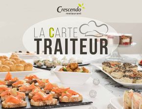 Catalogue Crescendo | Crescendo Carte traiteur | 07/09/2023 - 30/09/2023