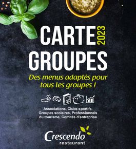 Catalogue Crescendo | Crescendo Carte groupe | 07/09/2023 - 30/09/2023
