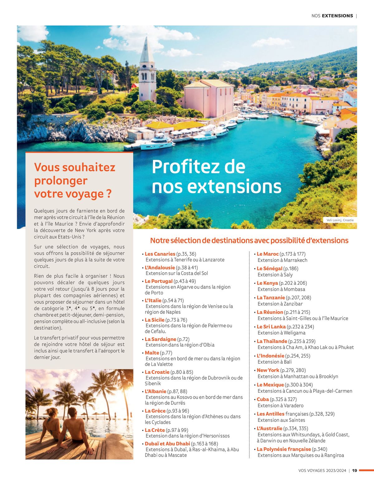 Catalogue Vos voyages 2023-2024, page 00019
