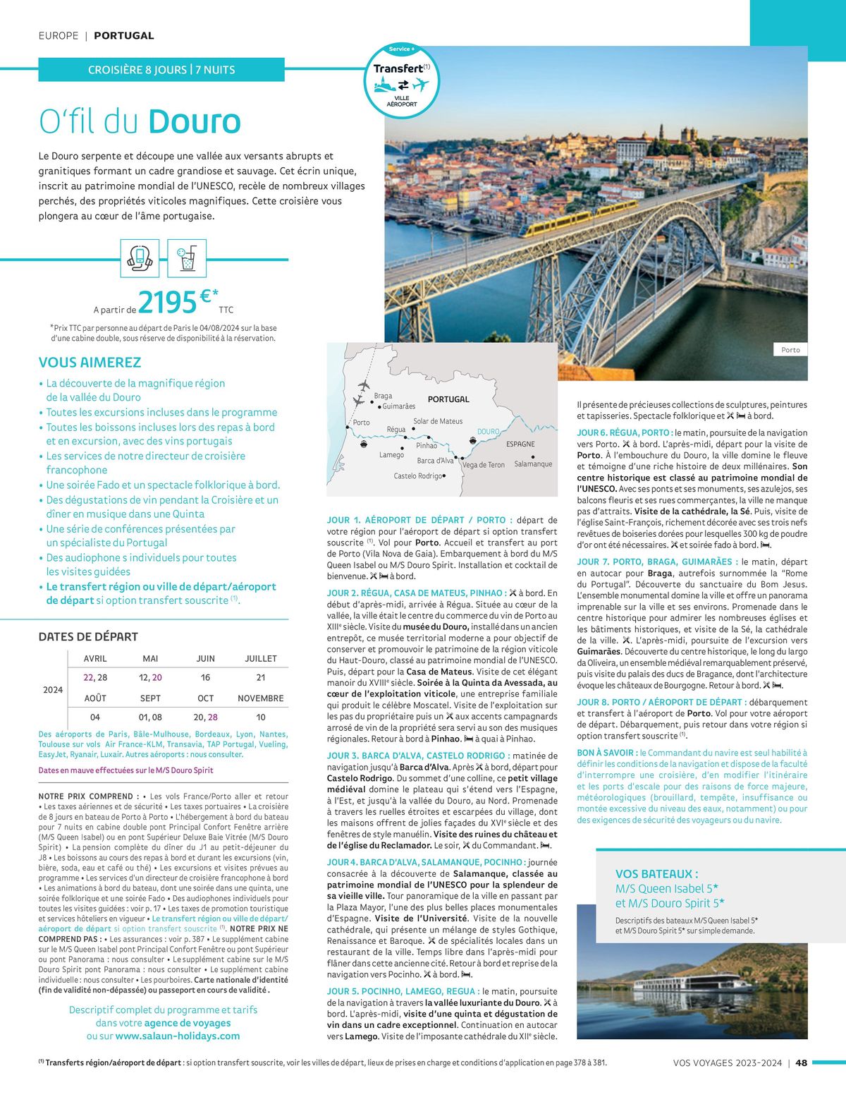 Catalogue Vos voyages 2023-2024, page 00048