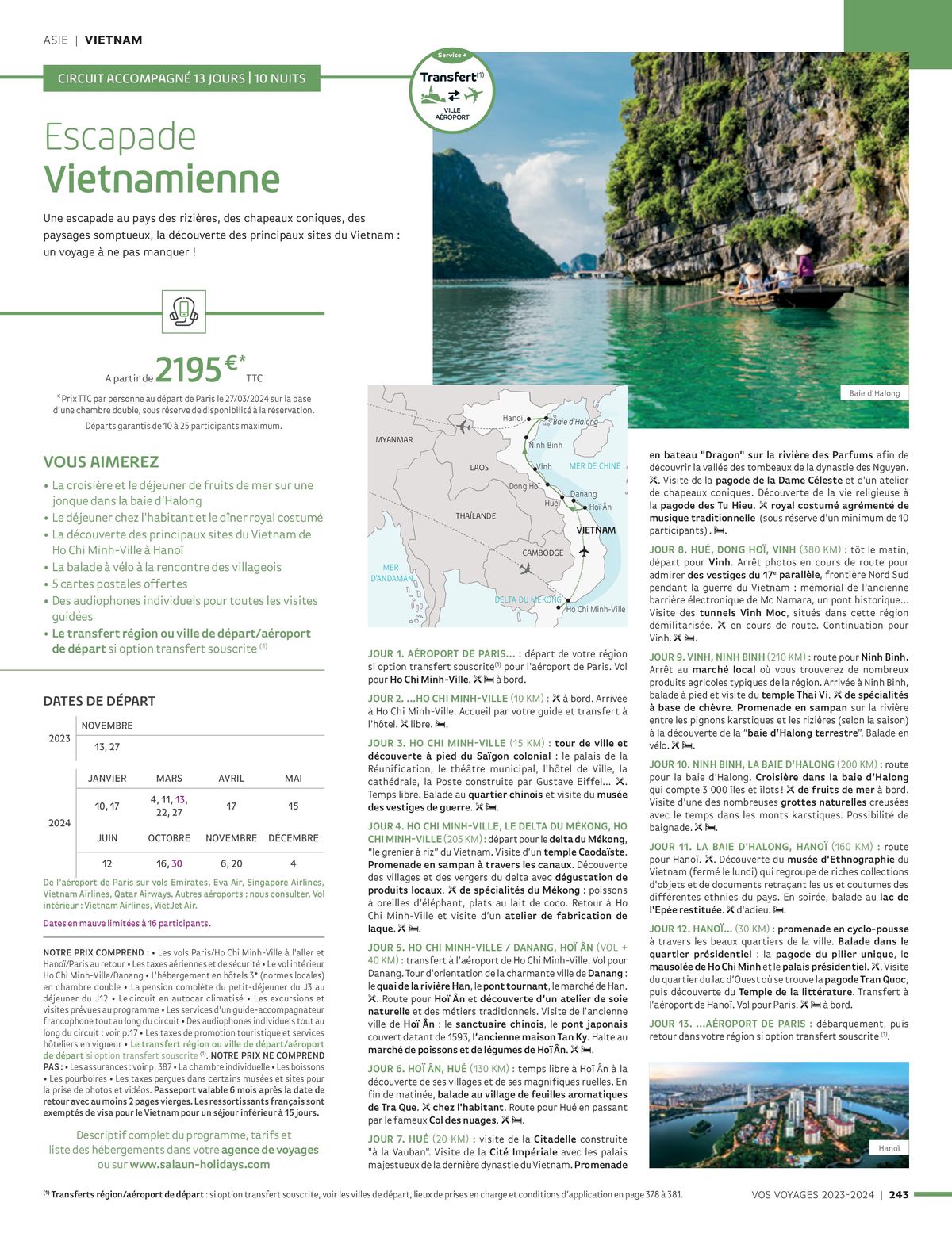 Catalogue Vos voyages 2023-2024, page 00243