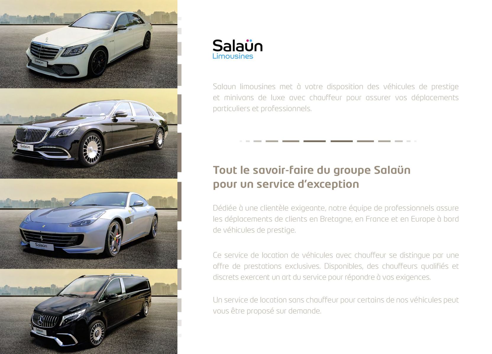 Catalogue Salaün Limousines, page 00003