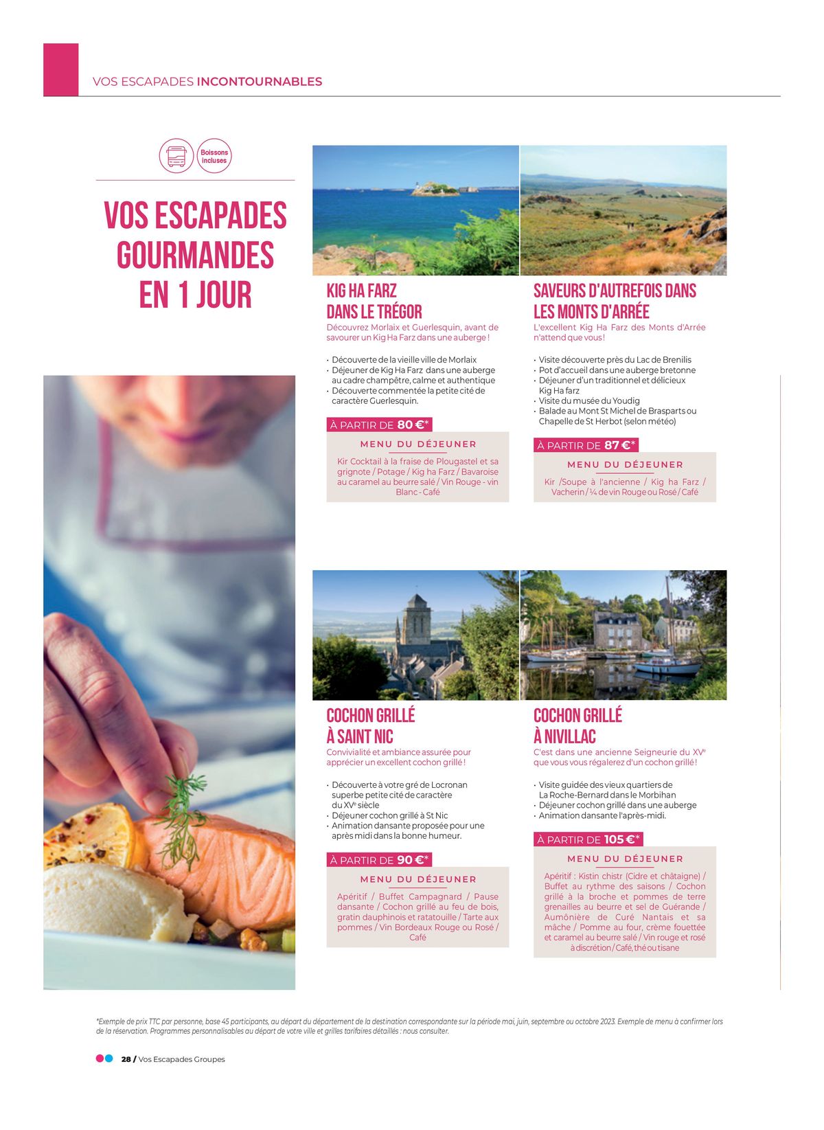 Catalogue Escapades Groupe 2023-2024 , page 00028