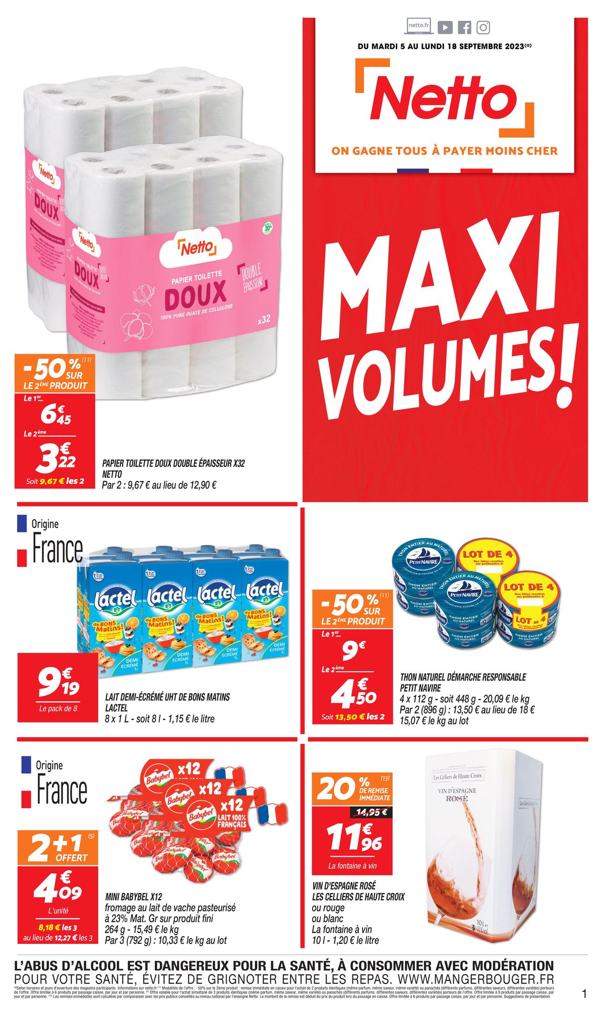 Catalogue SEMAINE PROCHAINE : MAXI VOLUMES !, page 00001
