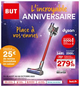 Catalogue BUT à Toulouse | L'incroyable Anniversaire | 30/08/2023 - 02/10/2023