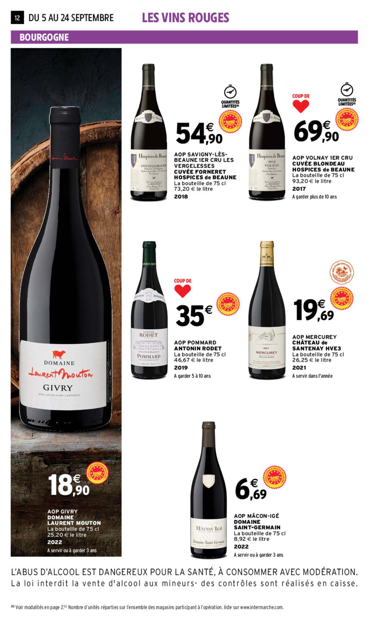 Catalogue EVE FOIRE AUX VINS AUTOMNE, page 00005