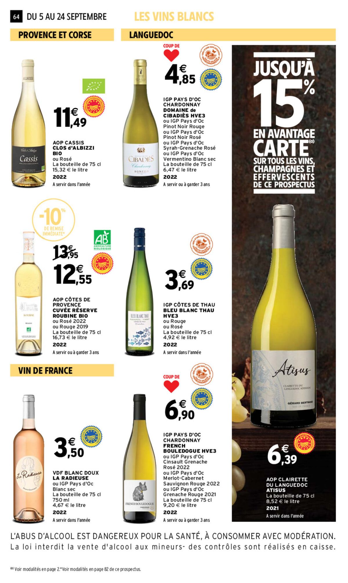 Catalogue EVE FOIRE AUX VINS AUTOMNE, page 00062