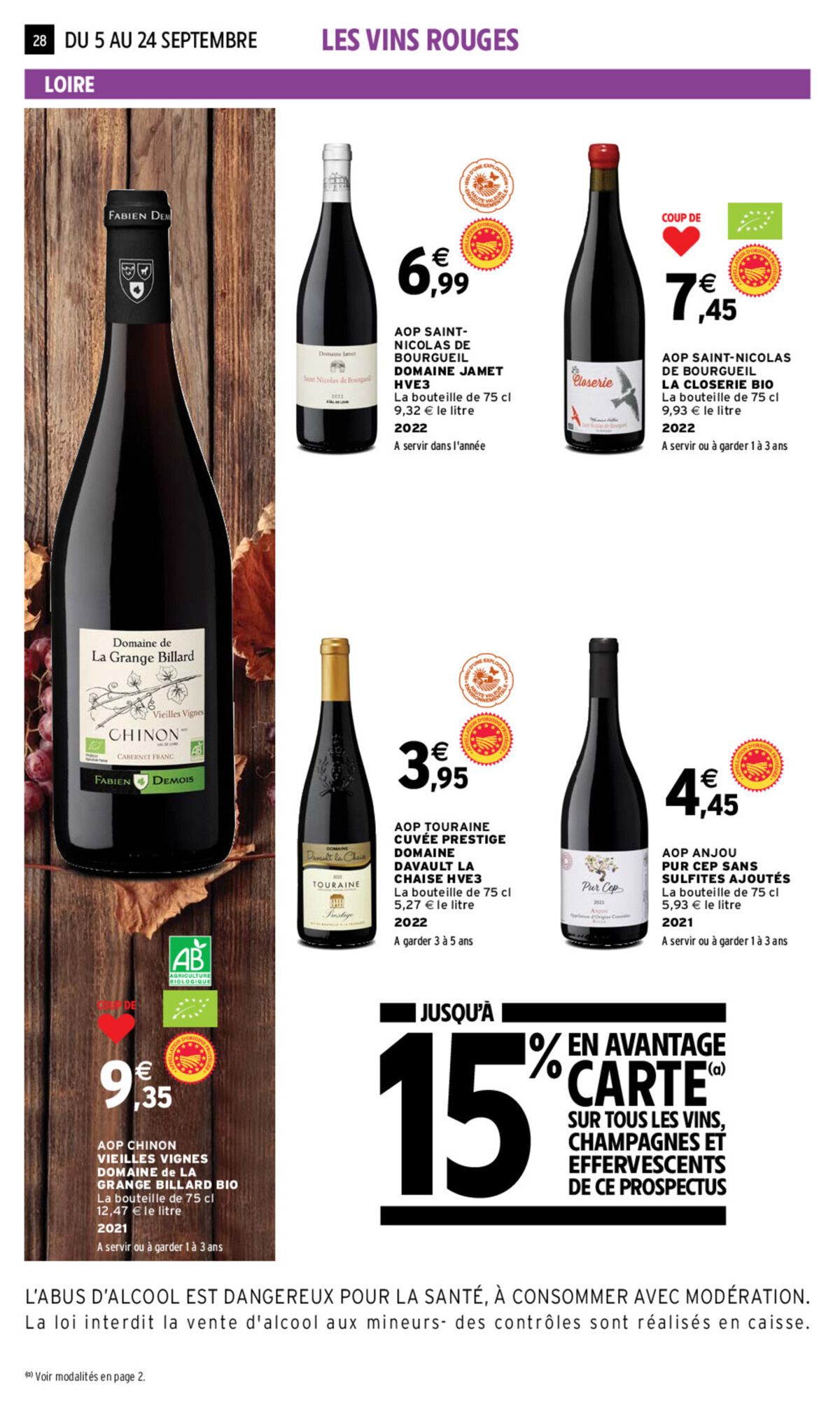 Catalogue EVE FOIRE AUX VINS AUTOMNE, page 00022