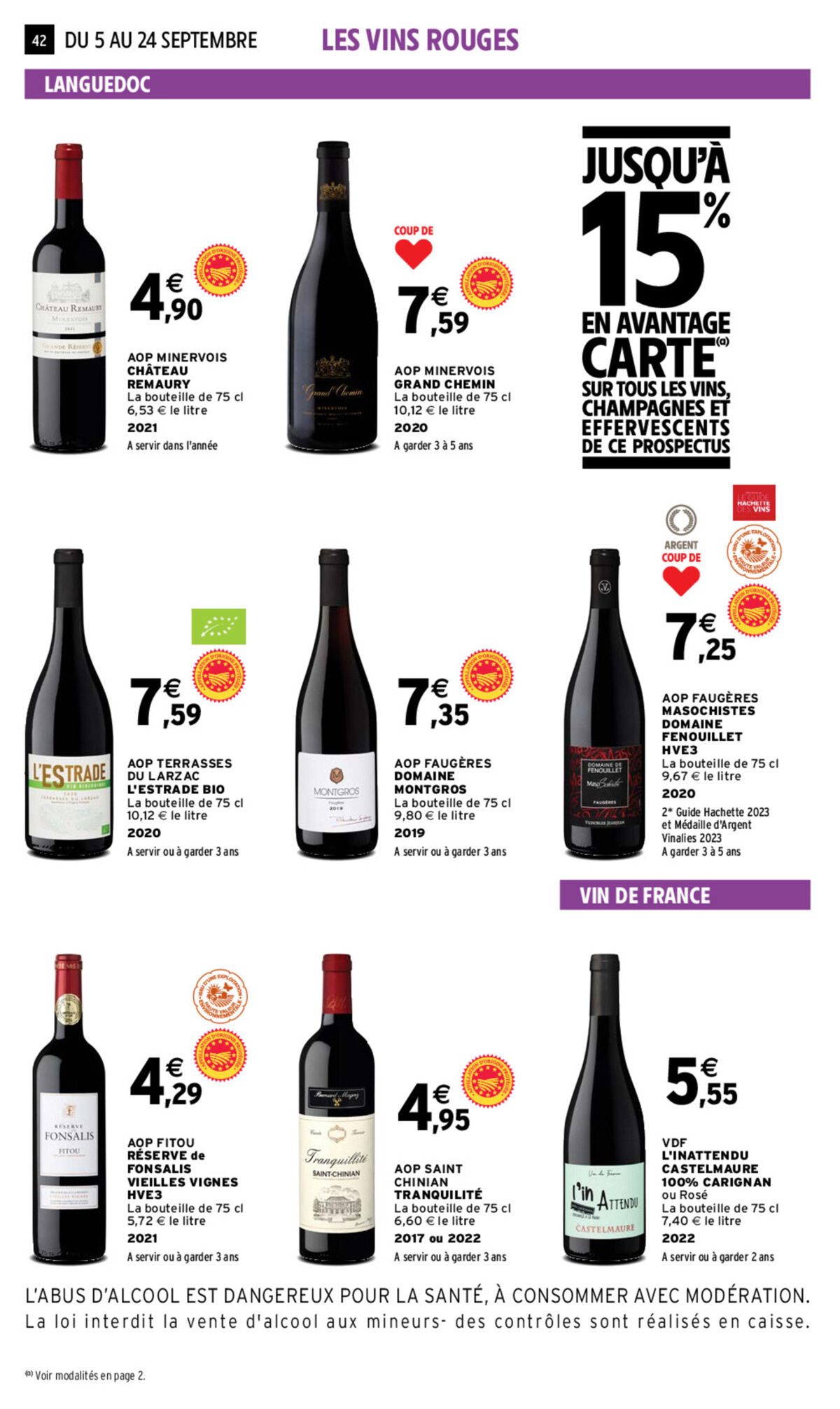 Catalogue EVE FOIRE AUX VINS AUTOMNE, page 00038