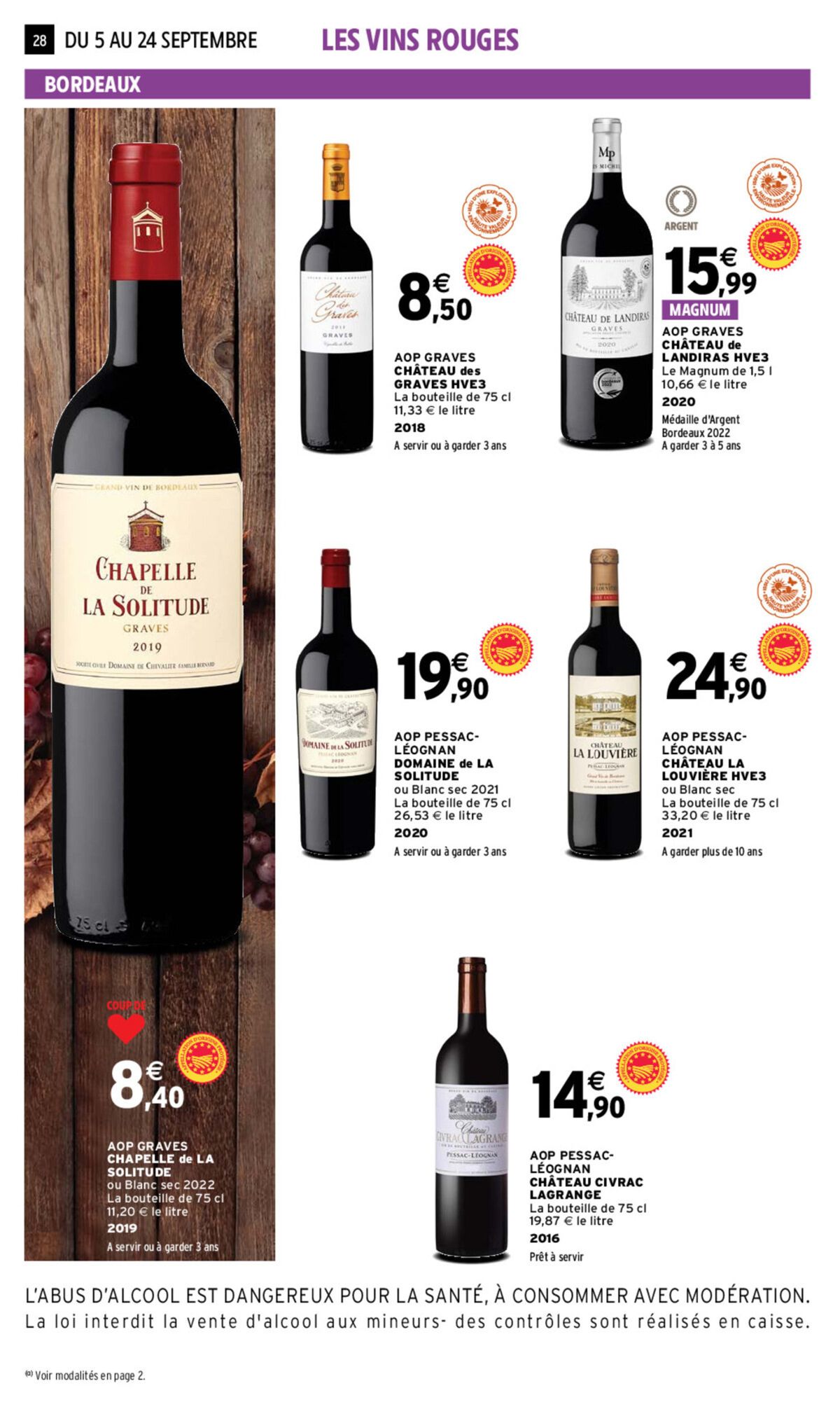 Catalogue EVE FOIRE AUX VINS AUTOMNE, page 00022