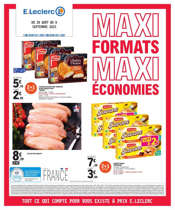 Maxi formats maxi économies