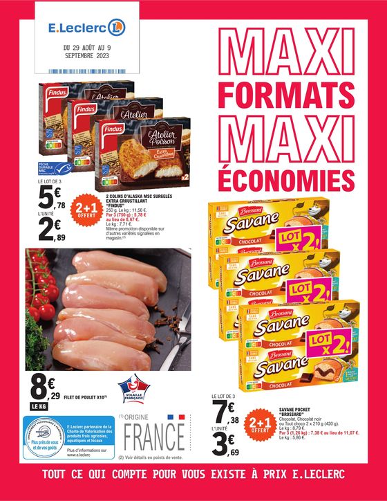 Maxi formats maxi économies