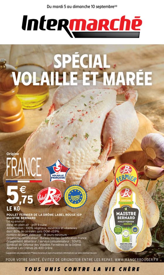 Spécial volaille et marée