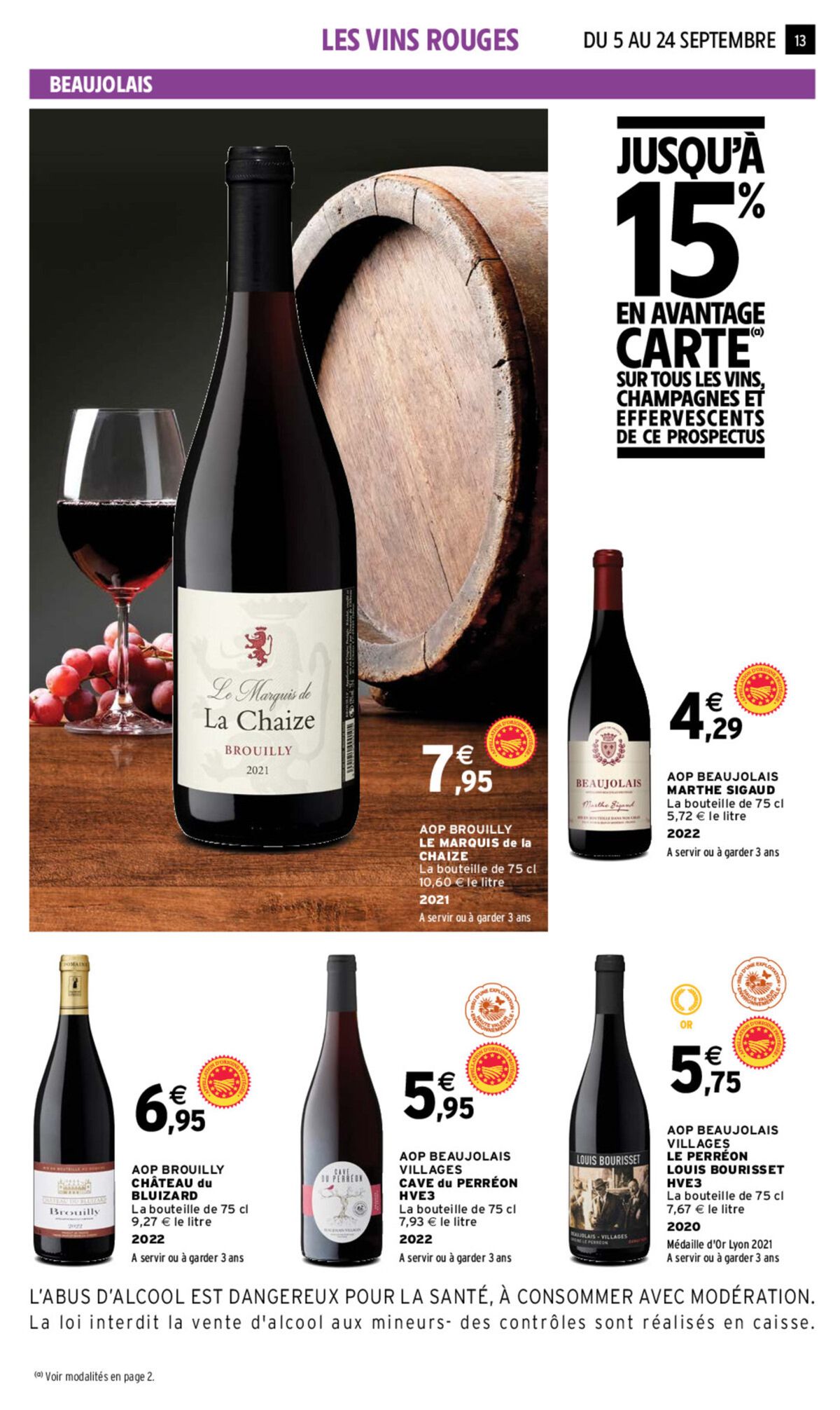 Catalogue EVE FOIRE AUX VINS AUTOMNE, page 00006