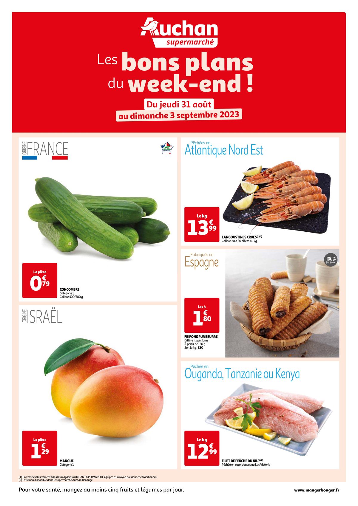 Catalogue Les bons plans du week-end!, page 00001