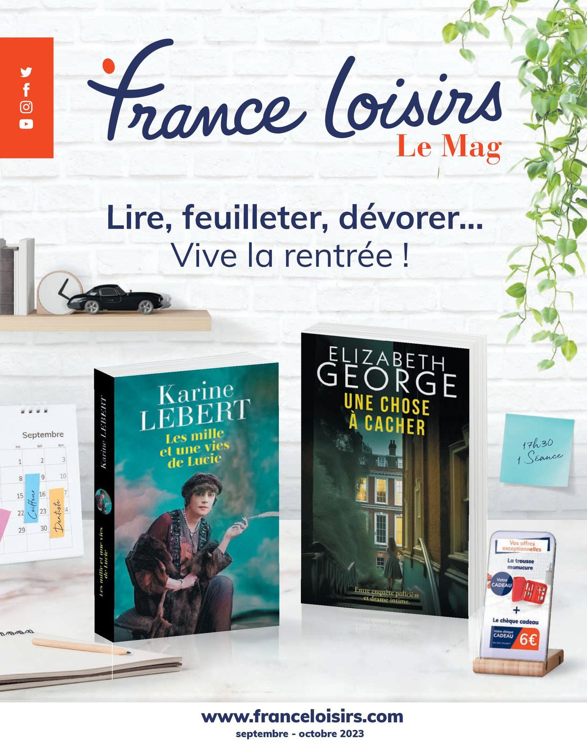 Catalogue France Loisirs Le Mag (Lire, feuilleter, dévorer... Vive la rentrée!), page 00001