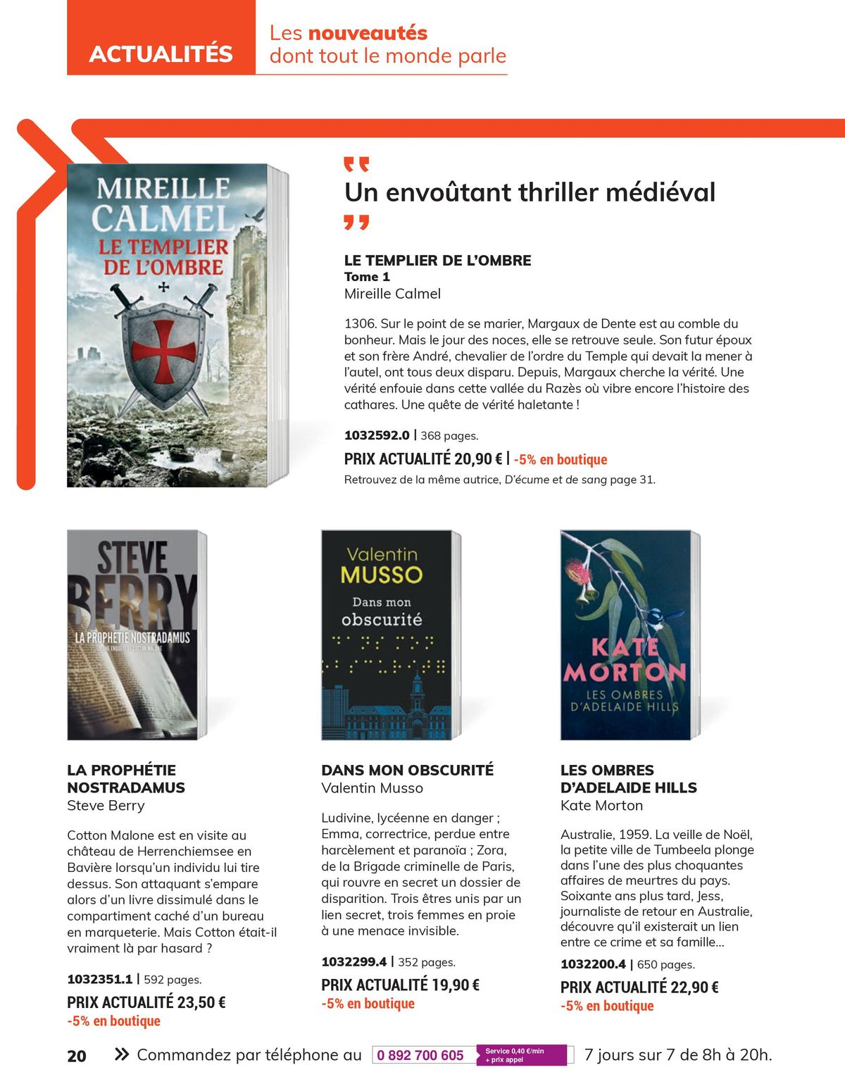 Catalogue France Loisirs Le Mag (Lire, feuilleter, dévorer... Vive la rentrée!), page 00020