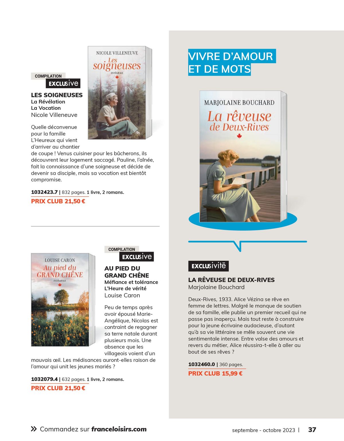 Catalogue France Loisirs Le Mag (Lire, feuilleter, dévorer... Vive la rentrée!), page 00037