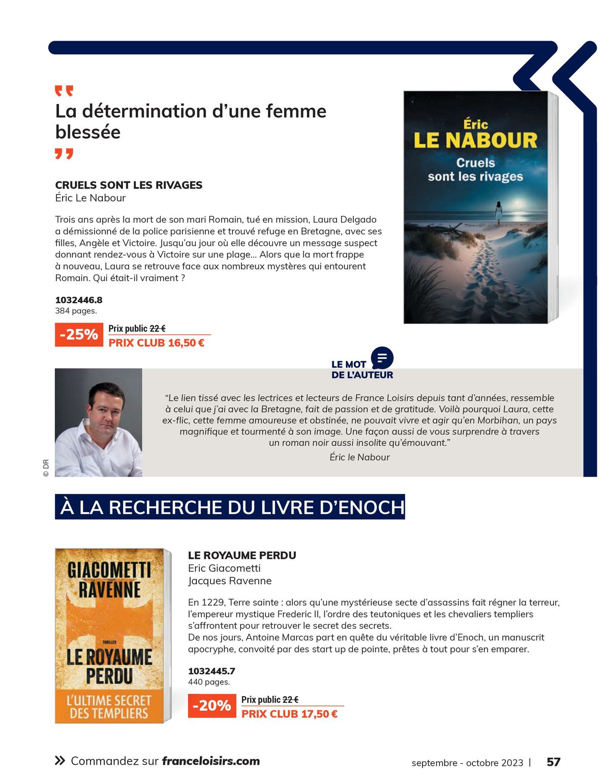 Catalogue France Loisirs Le Mag (Lire, feuilleter, dévorer... Vive la rentrée!), page 00057