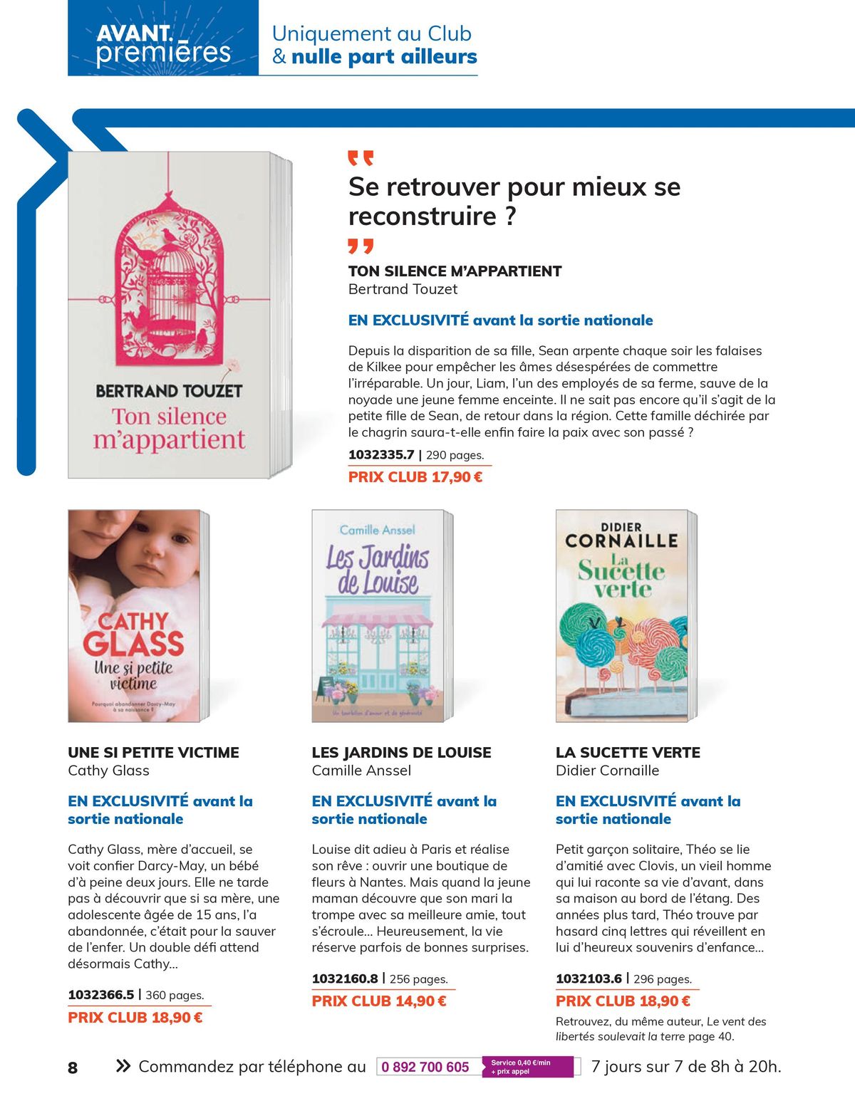Catalogue Le Mag (Lire, feuilleter, dévorer... Vive la rentrée!), page 00008