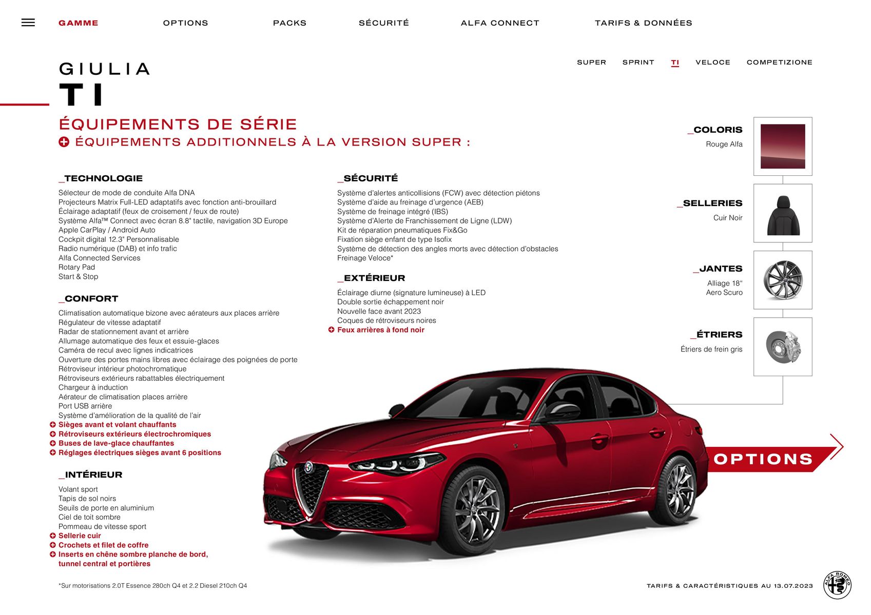 Catalogue Alfa Romeo Giulia, page 00009