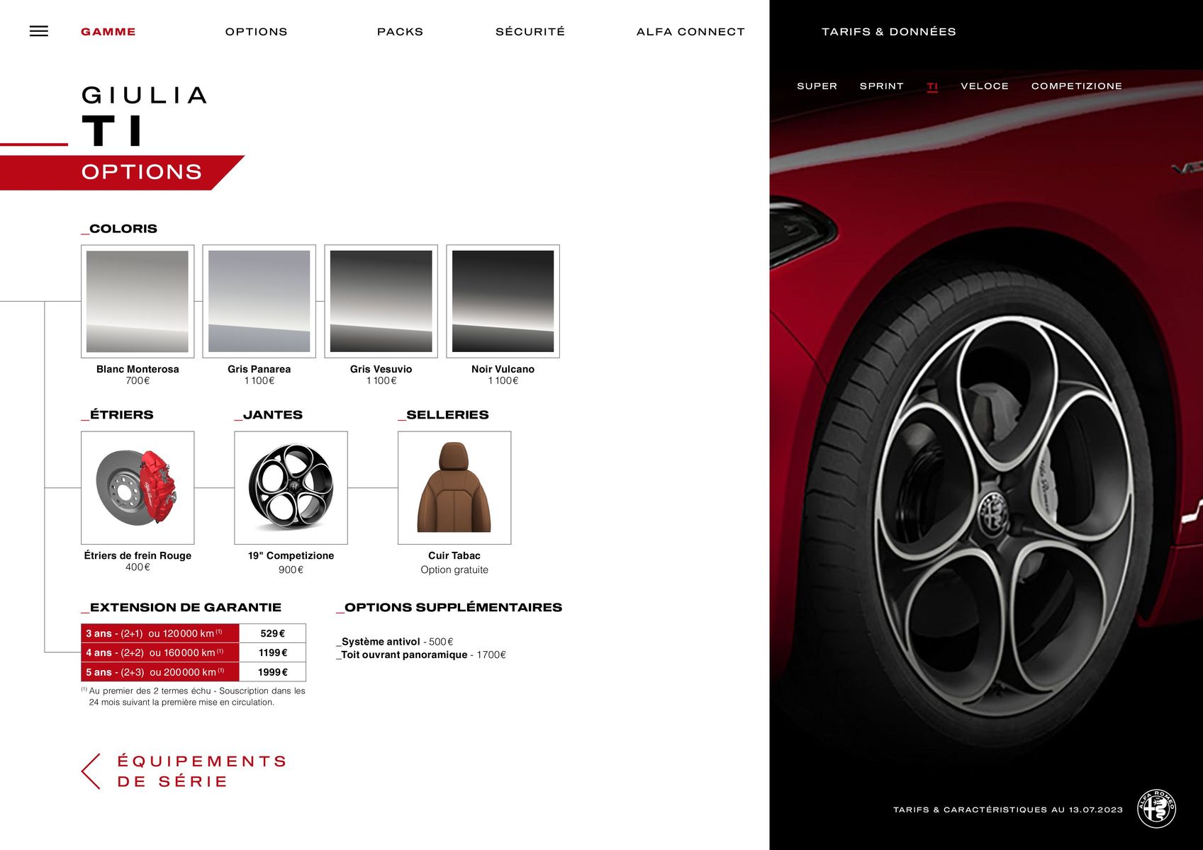 Catalogue Alfa Romeo Giulia, page 00010