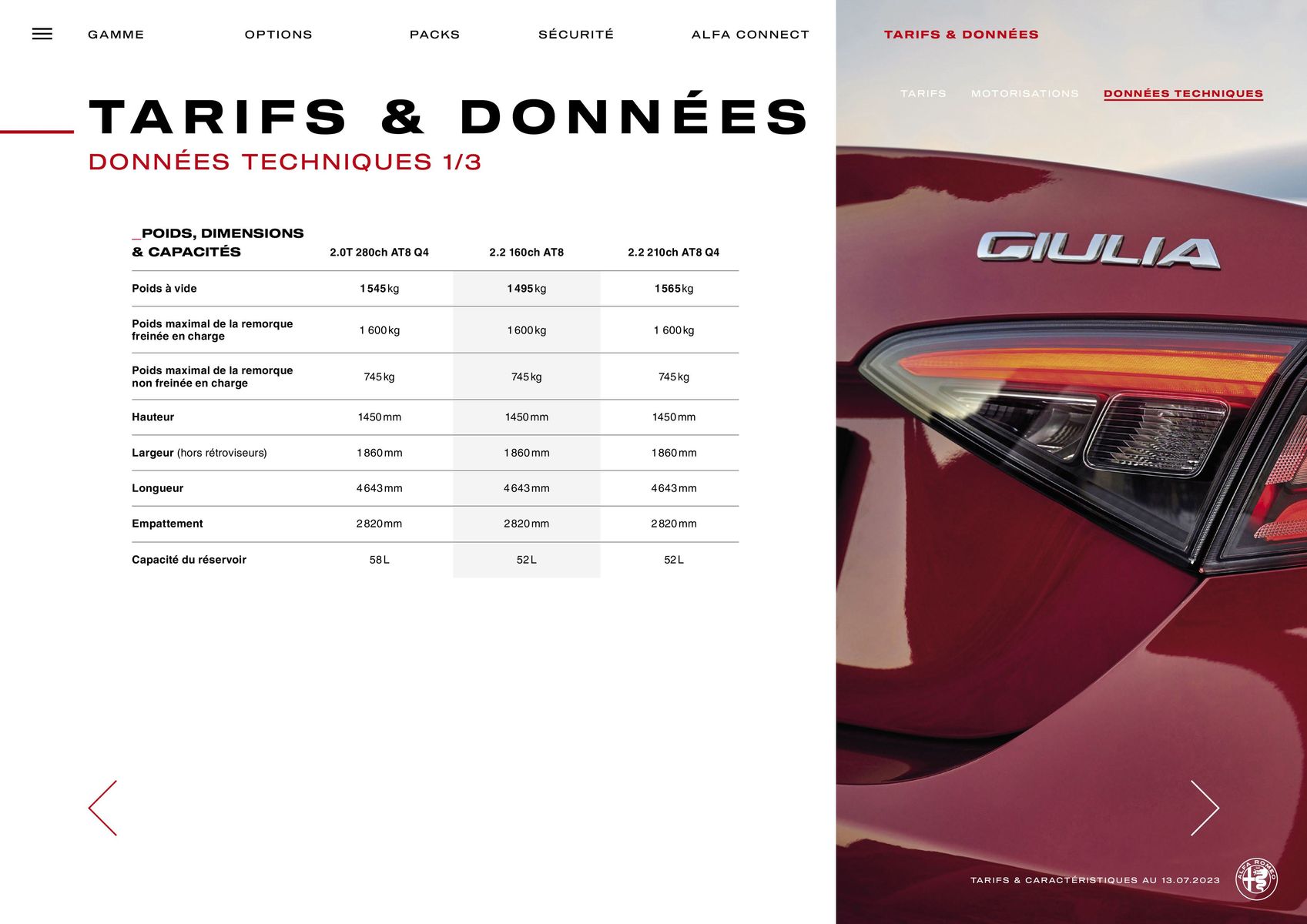 Catalogue Alfa Romeo Giulia, page 00023