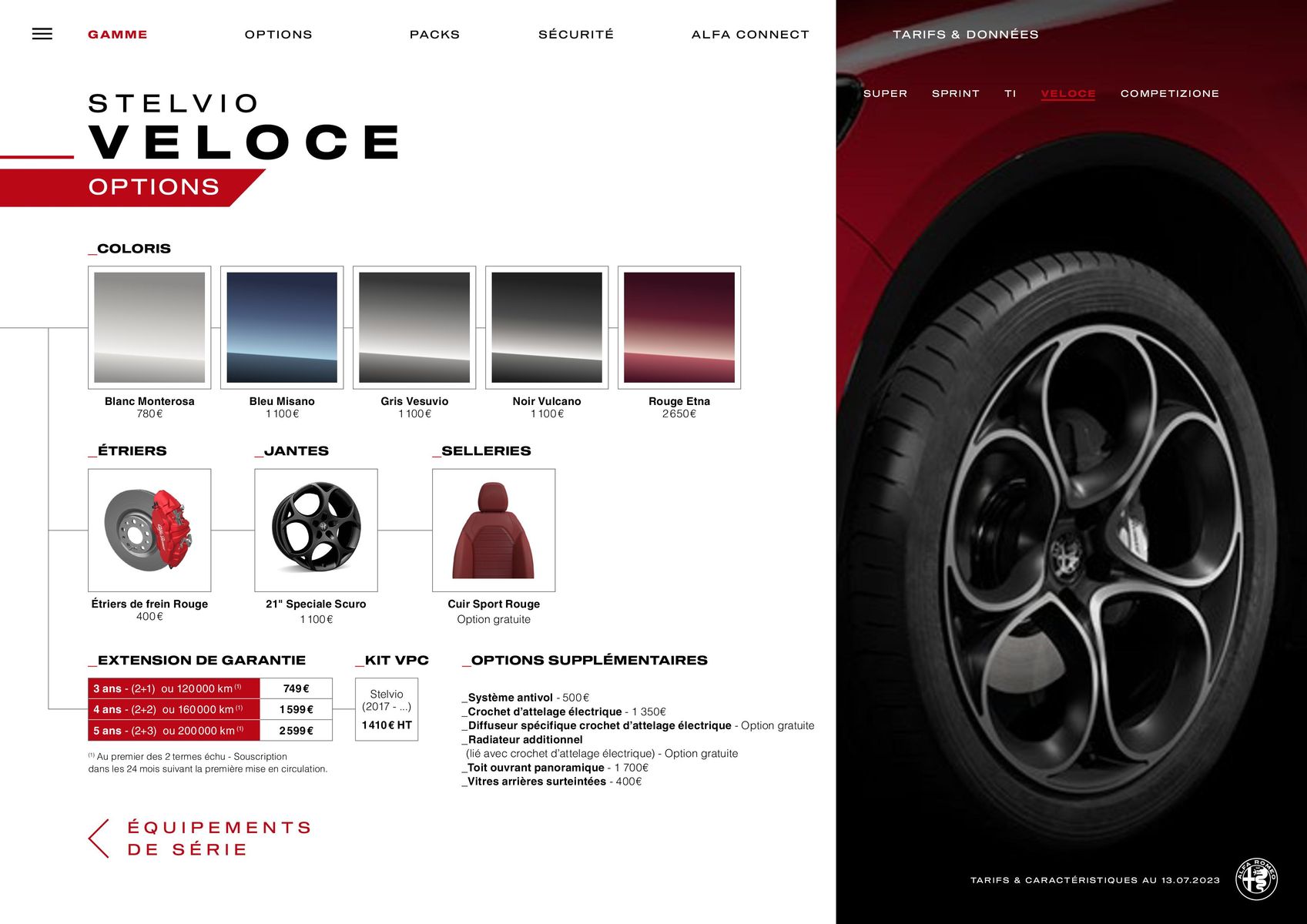 Catalogue Alfa Romeo Stelvio, page 00012