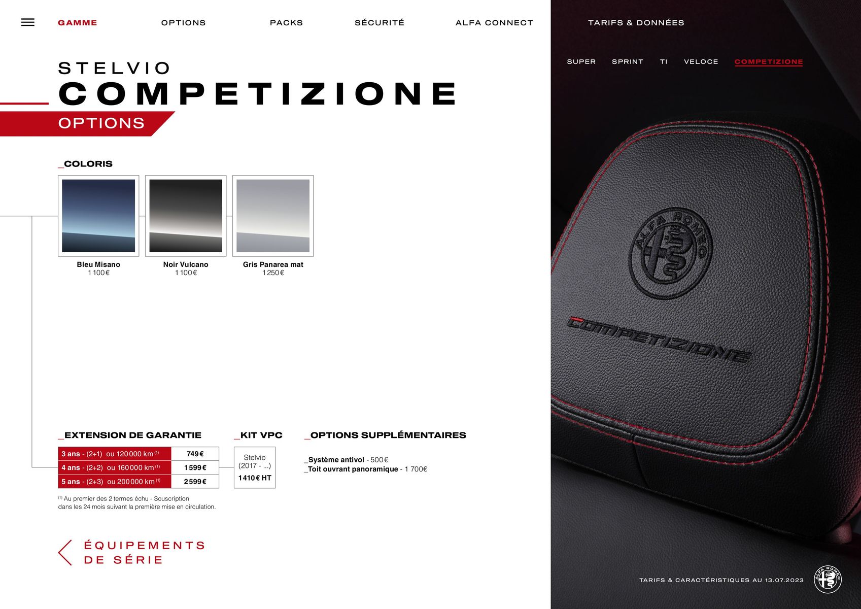 Catalogue Alfa Romeo Stelvio, page 00014