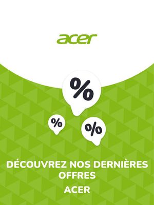Promos de Multimédia et Electroménager à La Mure | Offres Acer sur Acer | 30/08/2023 - 30/08/2024