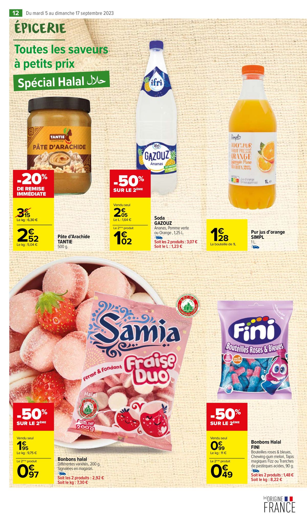 Catalogue Les petits prix Halal, page 00012