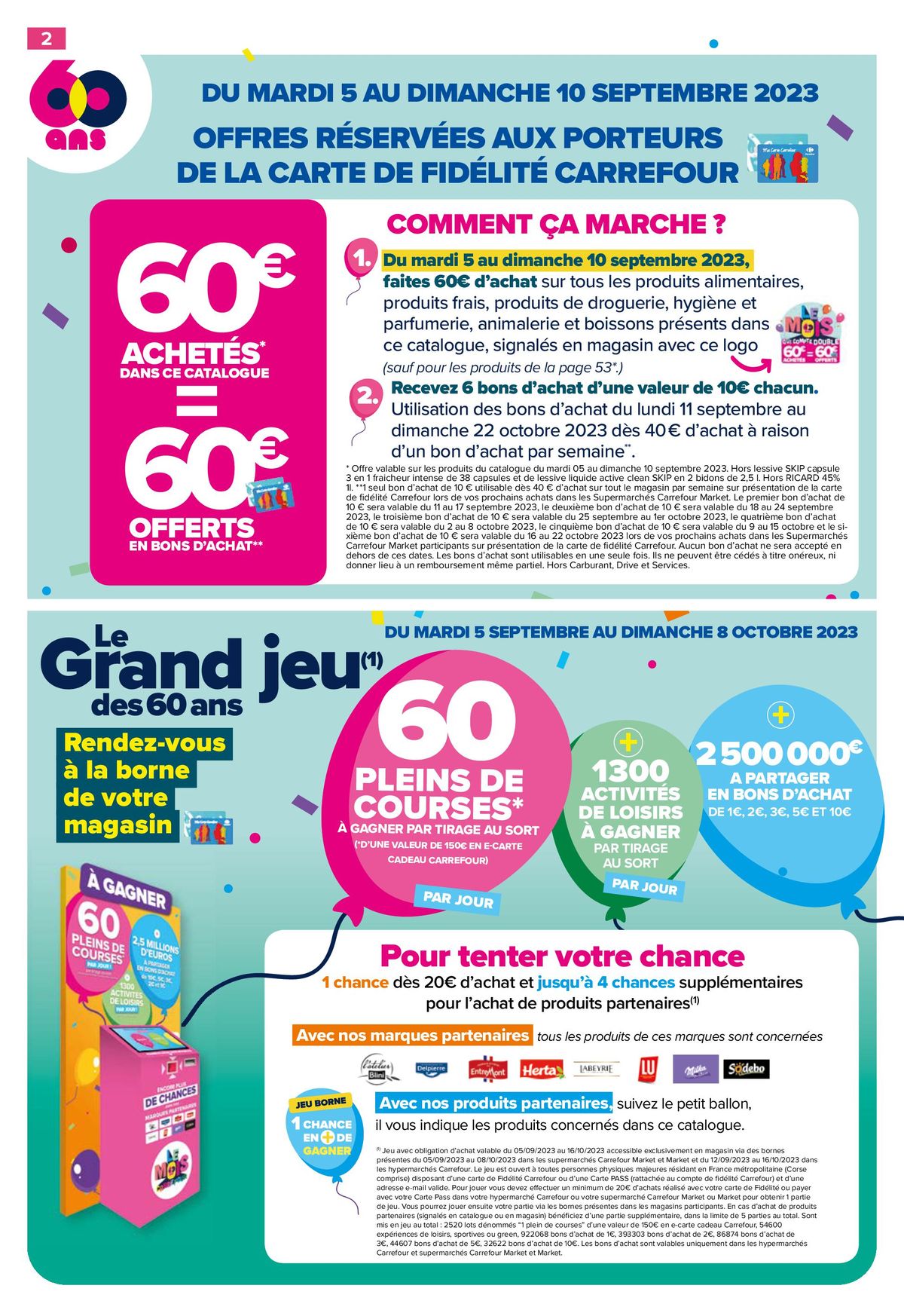 Catalogue Le mois 60 ans qui compte double, page 00004