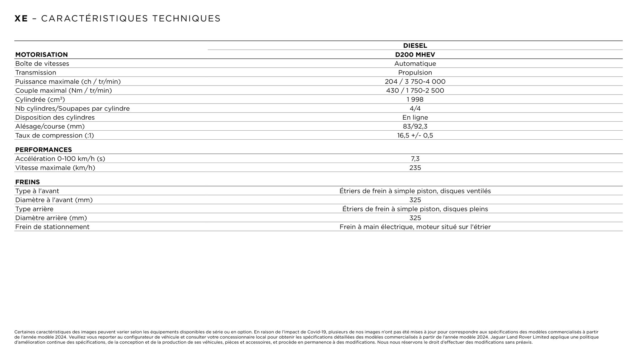 Catalogue XE JAGUAR, page 00002