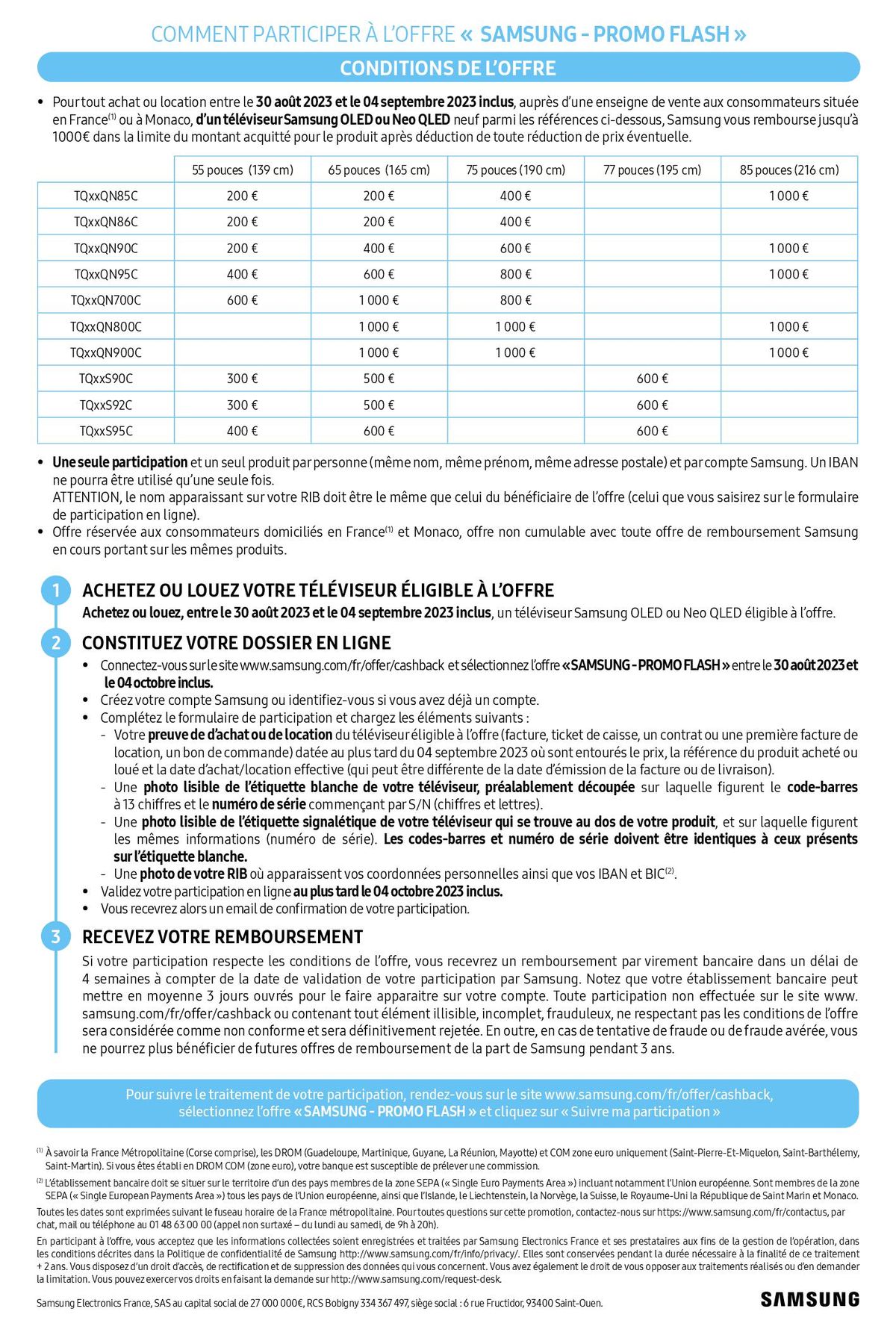 Catalogue Jusqu'à 1000€ remboursés !, page 00002