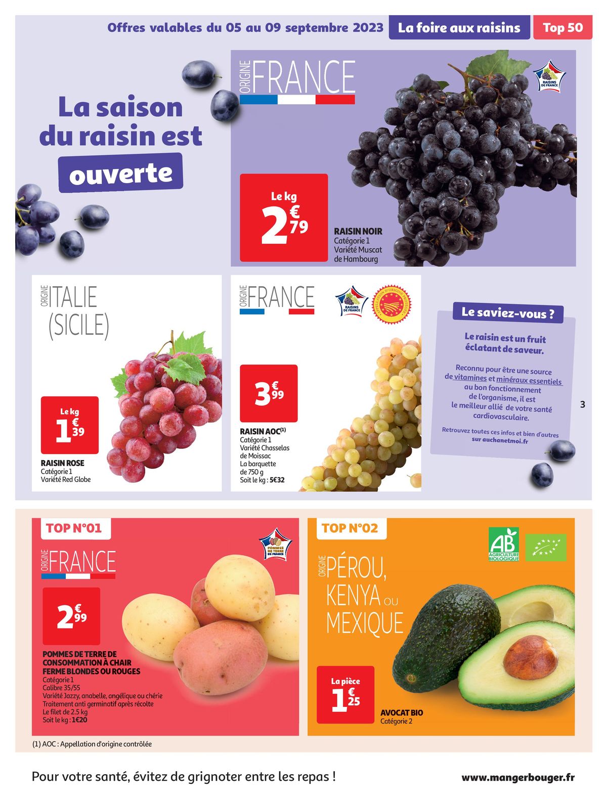 Catalogue 50 promos au top dans votre super !, page 00003