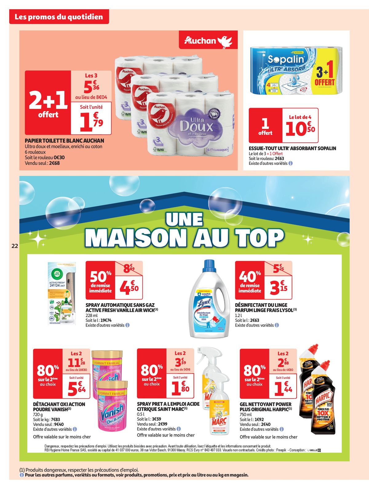 Catalogue 50 promos au top dans votre super !, page 00022