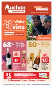 Promos de Supermarchés | La Foire aux vins d'Automne sur Auchan Supermarché | 05/09/2023 - 24/09/2023