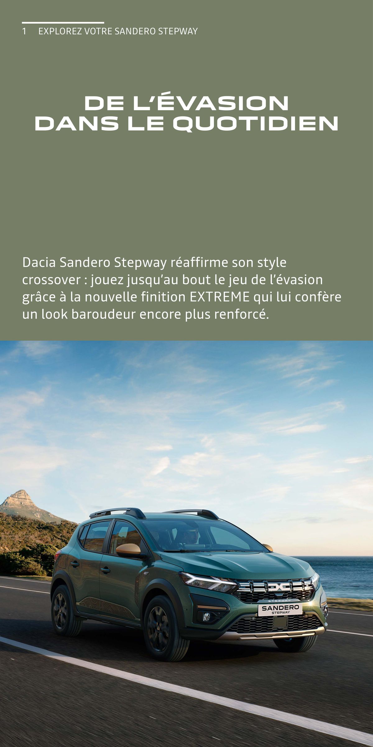 Catalogue Dacia Sandero Stepway, page 00004