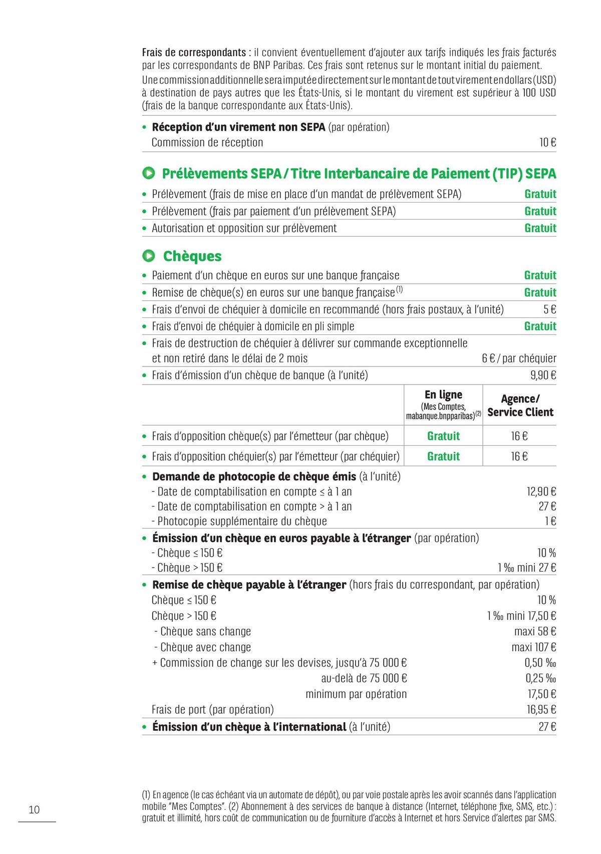 Catalogue CONDITIONS ET TARIFS, page 00010